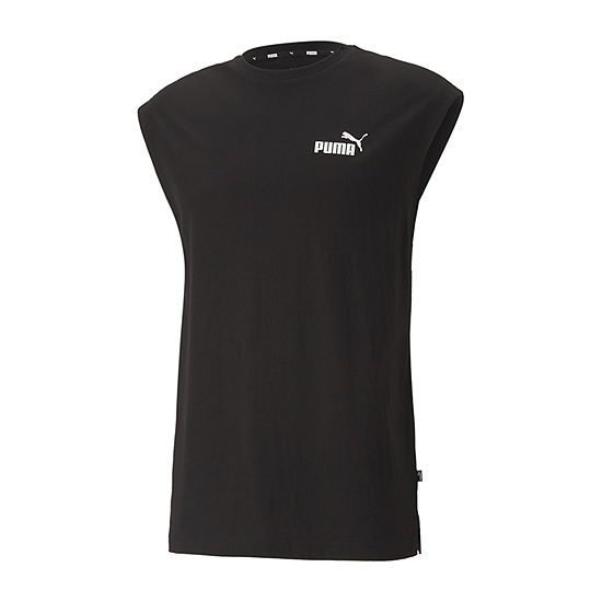 Puma Essential Mens Crew Neck Sleeveless Muscle T-Shirt