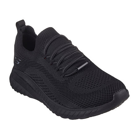 Skechers Squad Chaos Womens Moc Closed Toe Work Shoes, 10 Medium, Black