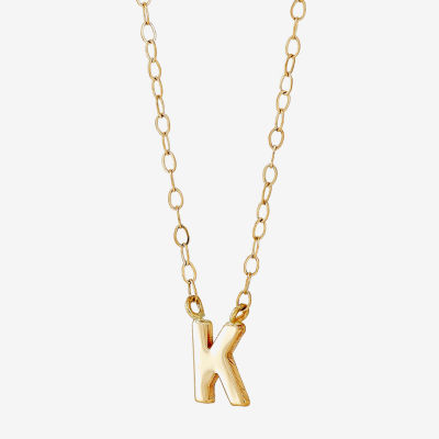 Limited Quantities! Womens 10K Gold 18 Inch Pendant Necklace