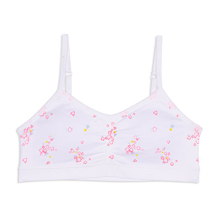 Maidenform Little & Big Girls Bralette, X-large, White