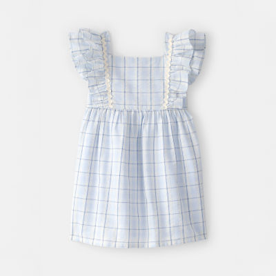 Carter's Toddler Girls Short Sleeve Ruffled A-Line Dress