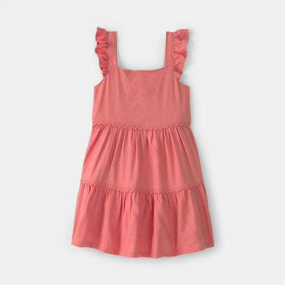 Carter's Toddler Girls Sleeveless Ruffled A-Line Dress