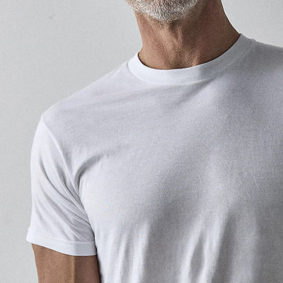 Stafford Heavyweight Cotton Mens 4 Pack Short Sleeve Crew Neck T-Shirt