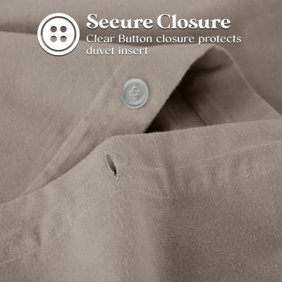 SUPERIOR® Rome Cotton Geometric Warm Reversible Duvet Cover