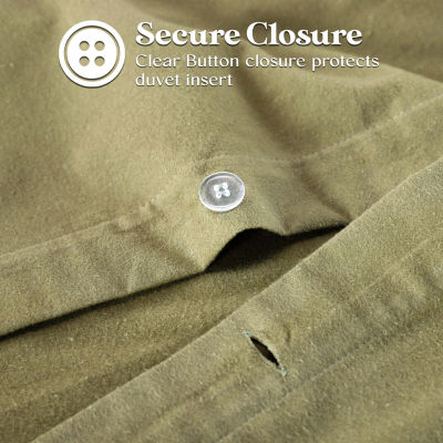 SUPERIOR® Rome Cotton Geometric Warm Reversible Duvet Cover