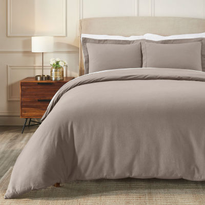 SUPERIOR® Rome Cotton Geometric Warm Reversible Duvet Cover