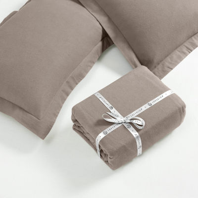 SUPERIOR® Rome Cotton Geometric Warm Reversible Duvet Cover