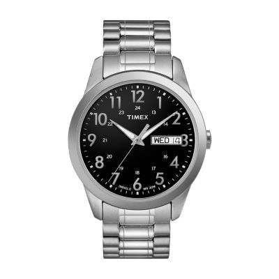 Timex® Mens Stainless Steel Dress Watch JCPenney