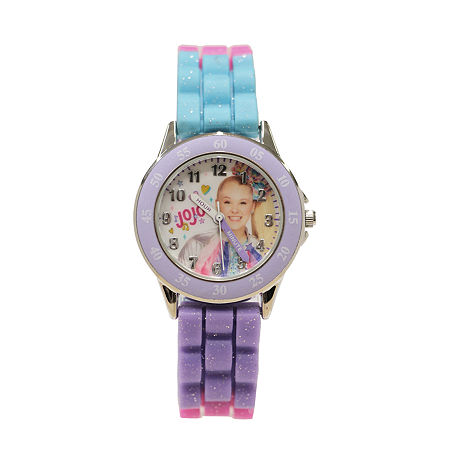 JoJo Siwa Girls Purple Strap Watch Joj9027jc, One Size