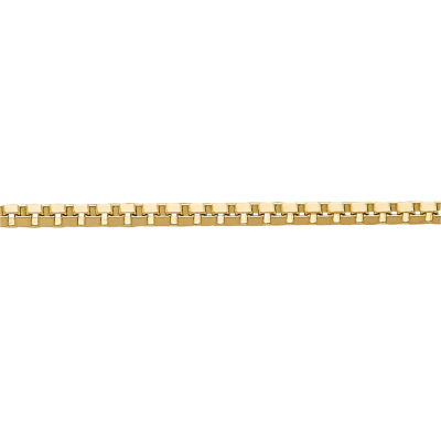 14K Gold .75mm Box Chain Necklace