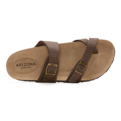 Arizona Jean Co Fairhaven Womens Adjustable Strap Footbed Sandals