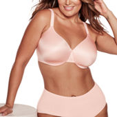 Bali Comfort Revolution Front Close Underwire Bra - Warm Steel Color, Size 38D