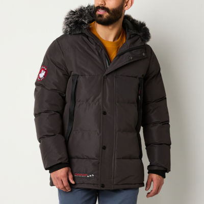 Canada Weather Gear Fur Trimmed Mens Water Resistant Lined Heavyweight ...