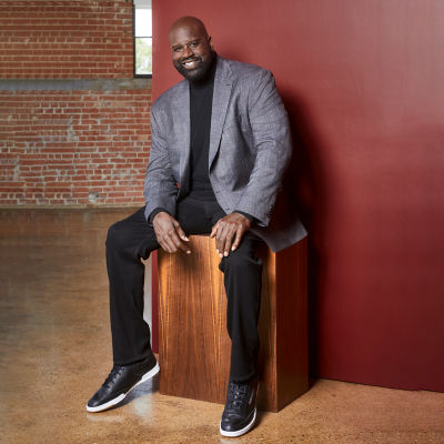 Shaquille O'Neal XLG Big and Tall Black Mens Stretch Classic Fit Suit Pants,  Color: Black - JCPenney