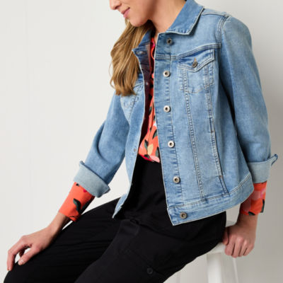 Liz Claiborne Denim Jacket Lightweight