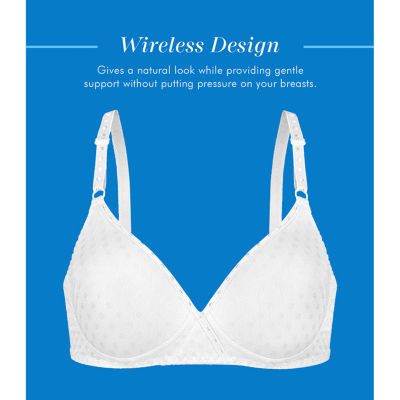 Bestform Satin Trim Wireless Cotton Bra