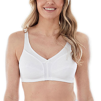 Bestform Comfortable Unlined Wireless Cotton Bra with Front  Closure-5006770, Color: White - JCPenney