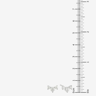 (H-I / Si2) 1/3 CT. T.W. Lab Grown White Diamond 10K White Gold Stud Earrings
