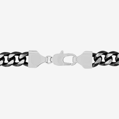 Mens Stainless Steel 24 Inch Curb Chain Necklace