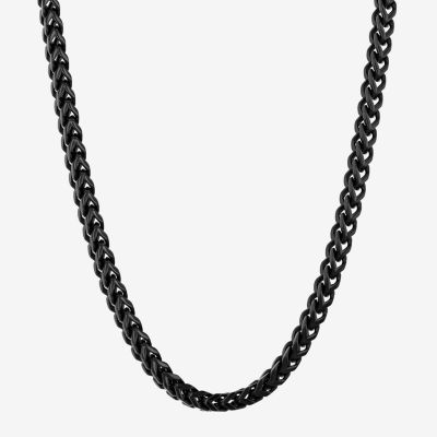 Men's Stainless Steel Solid Link Chain Necklace