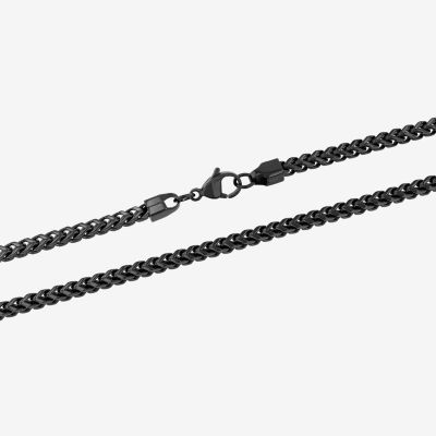 Men's Stainless Steel Solid Link Chain Necklace