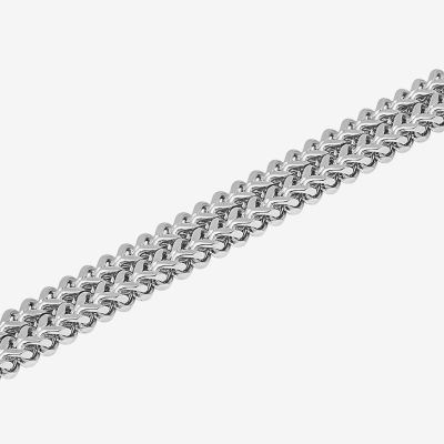 Stainless Steel 8 1/2 Inch Link Chain Bracelet