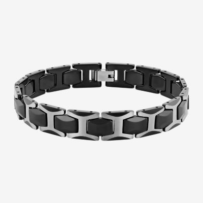 Tungsten Solid Link Bracelet