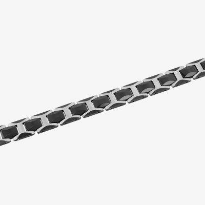 Tungsten Solid Link Bracelet