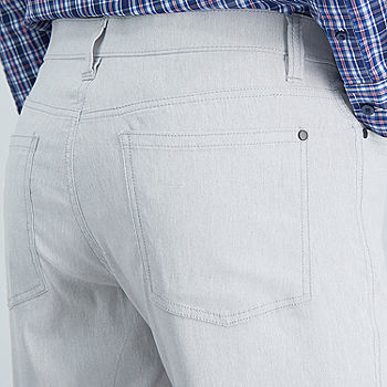 Haggar The Active Series 5-Pocket Mens Slim Fit Flat Front Pant