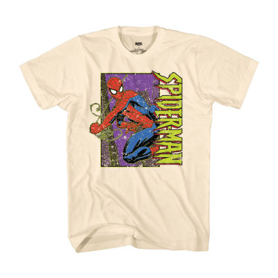 Mens Short Sleeve Spiderman Graphic T-Shirt