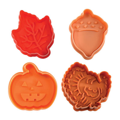 R&M International Llc Autum Pastry & Cookie 4-pc. Stamper