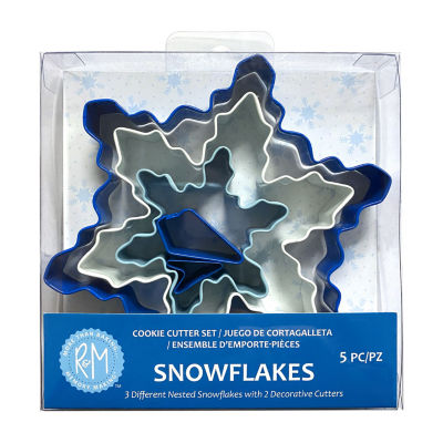 R&M International Llc Snowflake 5-pc. Cookie Cutters
