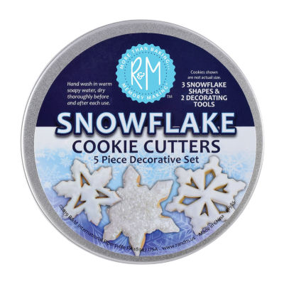 R&M International Llc Snowflake 5-pc. Cookie Cutters