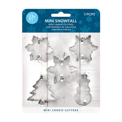 R&M International Llc Mini Snowfall 5-pc. Cookie Cutters