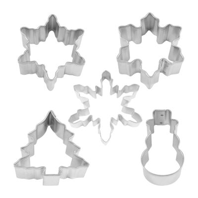 R&M International Llc Mini Snowfall 5-pc. Cookie Cutters