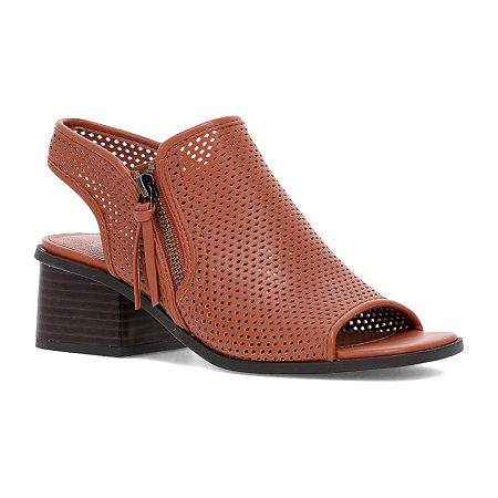 Frye and Co. Womens Oasys Heeled Sandals, 11 Medium, Brown