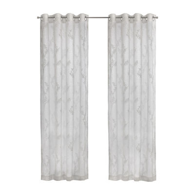 Anita Grommet Top Sheer Single Curtain Panel