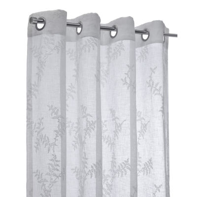 Anita Grommet Top Sheer Single Curtain Panel