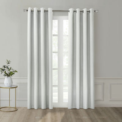 Thermaplus Marissa Grommet Top Energy Saving 100% Blackout Single Curtain Panel