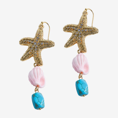 Bijoux Bar Womens Drop Earrings
