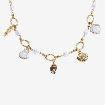 Bijoux Bar Womens 17 Inch Collar Necklace