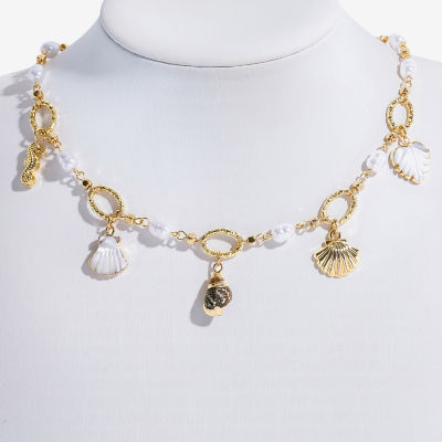 Bijoux Bar Womens 17 Inch Collar Necklace