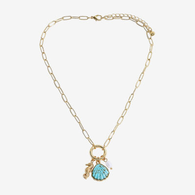Bijoux Bar Womens 16 Inch Pendant Necklace