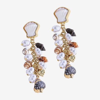 Bijoux Bar Womens Drop Earrings