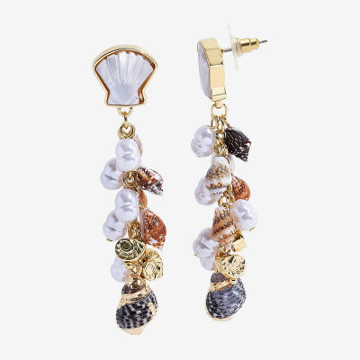Bijoux Bar Womens Drop Earrings