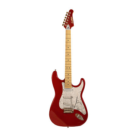 Sawtooth ES Series Right-Handed Electric Guitar, One Size, Red