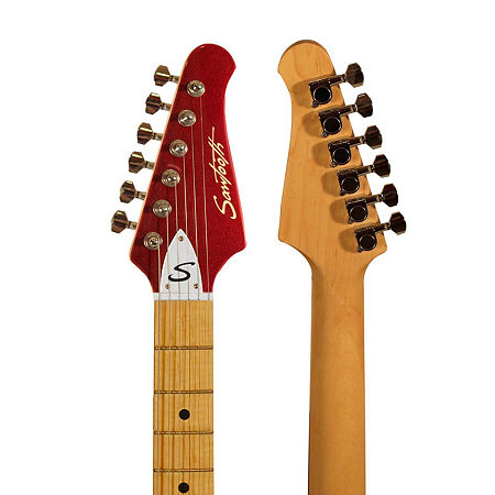 Sawtooth ES Series Right-Handed Electric Guitar, One Size, Red