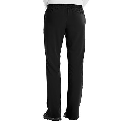 Jockey 2249 Womens Tall Stretch Fabric Scrub Pants, Small Tall, Black