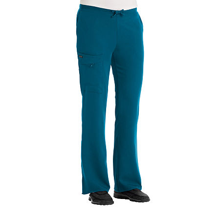 Jockey 2249 Womens Tall Stretch Fabric Scrub Pants, Large Tall, Blue