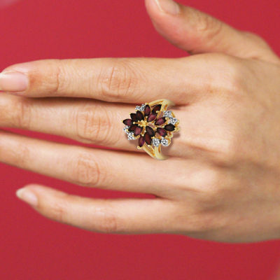 Jcpenney on sale garnet ring